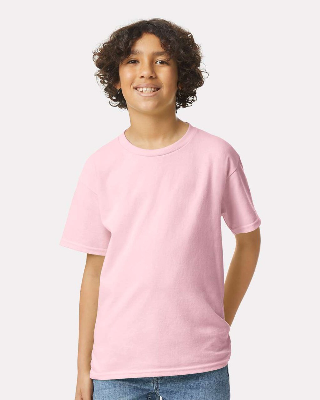 24 Pack: Ultra Cotton Youth Crewneck Short Sleeve T-Shirt | 100% Cotton